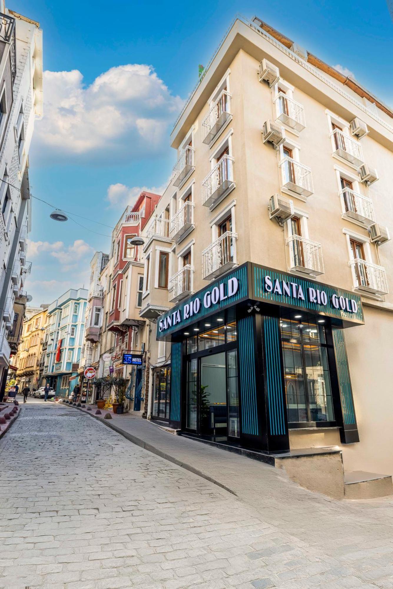 Santa Rio Gold Taxim Hotel Istanbul Eksteriør billede